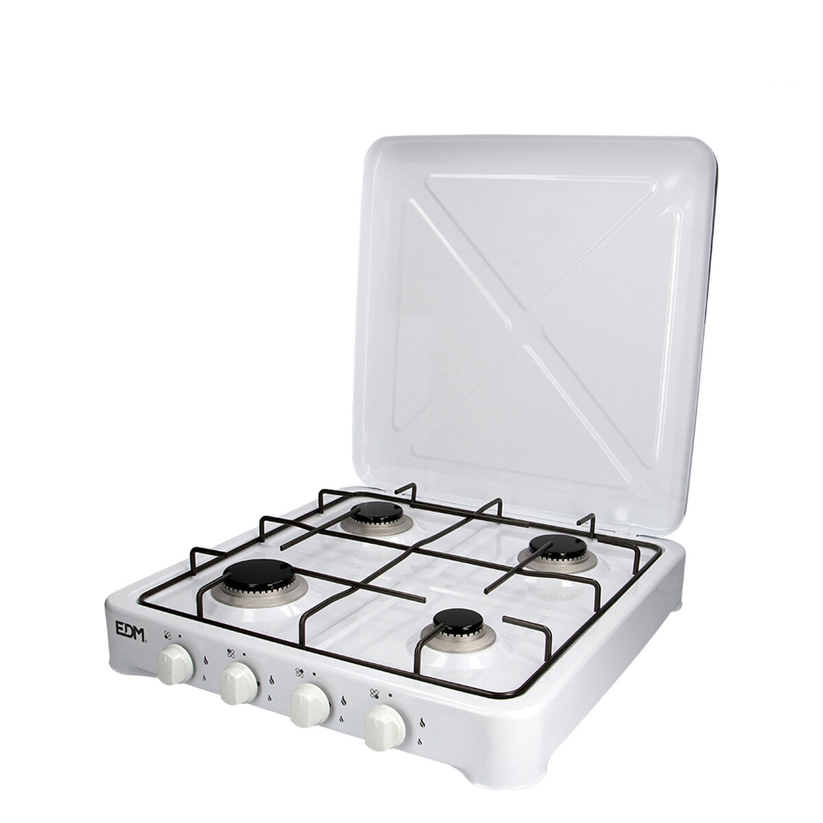 Cucina a Gas EDM 07422 Bianco 1500 W